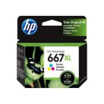 3YM80A CARTRIDGE HP 667XL TRICOLOR 330PAG DJ 1216 1275 2336 2375 2775 4175 6075