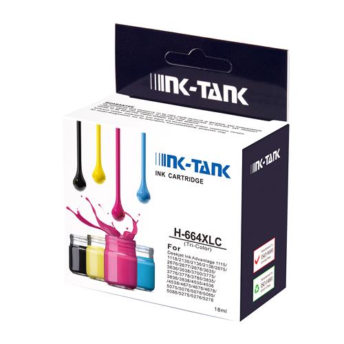 102616.jpg Compatible INKTANK F6V28AL/F6V30AL CARTRIDGE HP 664/664XL COLOR 1000PAG 4535 213 - Imagen 1