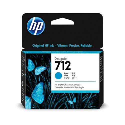 102623.jpg 3ED67A CARTRIDGE HP 712 CYAN 29ML T210 T250 T650 - Imagen 1