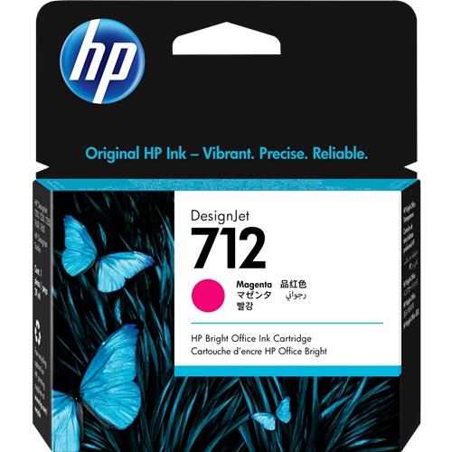 102624.jpg 3ED68A CARTRIDGE HP 712 MAGENTA 29ML T210 T250 T650 - Imagen 1