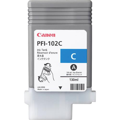 35482.jpg PFI-102C TANQUE CANON 0896B001 CYAN 130ML IPF-500/700 - Imagen 1
