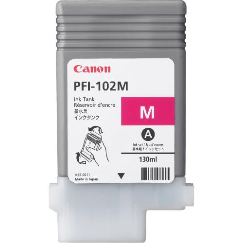 35483.jpg PFI-102M TANQUE CANON 0897B001 MAGENTA 130 ML IPF-500 - Imagen 1