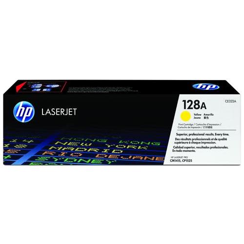 44346.jpg CE322A TONER HP 128A YELLOW CM1415CP1525 1300 PAG - Imagen 1