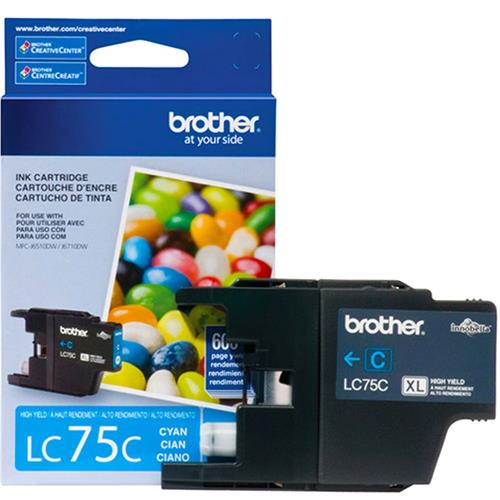 49571.jpg LC75C CARTRIDGE BROTHER CYAN MFC-J280/J430/J825/J925 - Imagen 1