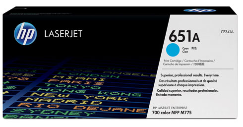 54856.jpg CE341A TONER HP 651A CYAN 700 MFP M775 16000 PAG - Imagen 1