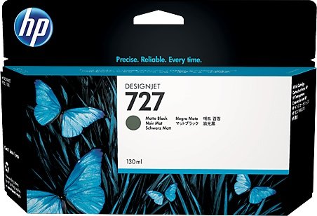 60852.jpg B3P22A CARTRIDGE HP 727 NEGRO MATTE 130ML T1500 1530 920 930 2530 - Imagen 1