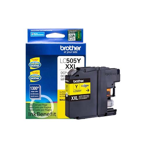 63576.jpg LC505Y CARTRIDGE BROTHER YELLOW 1300 PGS. DCP-J100 - Imagen 1