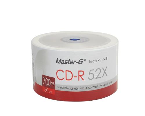 66095.jpg CD-R MASTER G 700MB BULK 50UND IMPRIMIBLE - Imagen 1