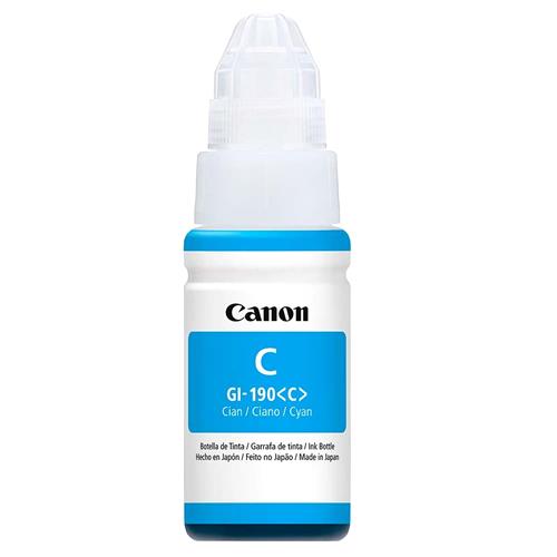 78058.jpg GI-190C TINTA CANON CYAN 70ML G-1100 2100 2110 3100 3110 4100 4110 0668C001 - Imagen 1