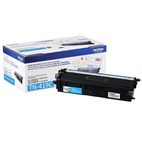 84545.jpg TN419C TONER BROTHER CYAN L8360CDW MFC L8900CDW 9000 PAG - Imagen 1