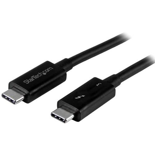 92351.jpg TBLT34MM50CM - Startech Cable de 0 5m Thunderbolt 3 USB-C (40Gbps) - Compatible - Imagen 1