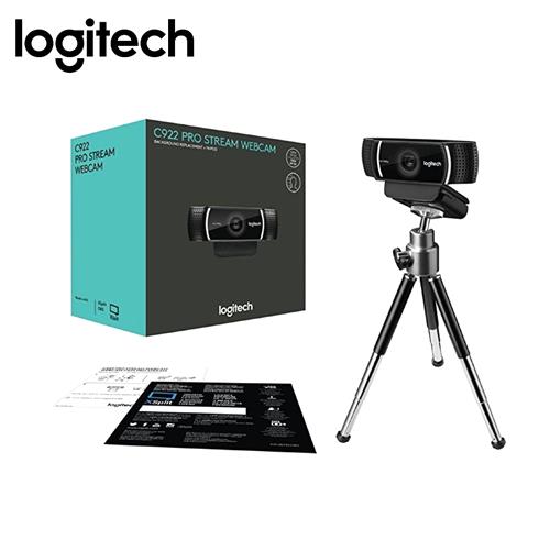 93739.jpg 960-001087 - Logitech HD Pro Webcam C922 Cmara web - color - 720p 1080p - H.264 - Imagen 1