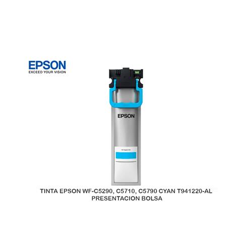 94887.jpg T941220 BOLSA TINTA EPSON 941L CYAN 5000PAG. WF-C5210 C5290 C5710 C5790 - Imagen 1