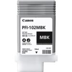 PFI-120MBK CARTRIDGE CANON MATTE BLACK 130ML IP TM200/205/300/305 2884C001AA