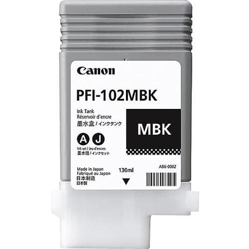100064.jpg PFI-120MBK CARTRIDGE CANON MATTE BLACK 130ML IP TM200/205/300/305 2884C001AA - Imagen 1