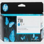 498N5A CARTRIDGE HP 738 CYAN T850/T950 130ML