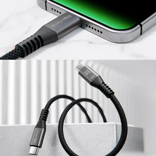 112009-1.jpeg KAC-250-6FT Klip Xtreme Cable Trenzado USB-C PowerGo 250 60W 1.8m - Imagen 1