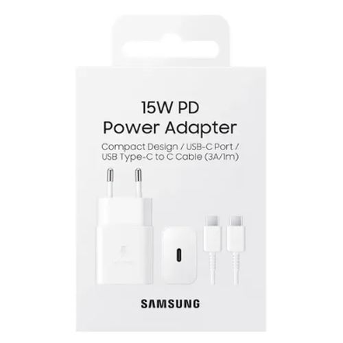 112599-1.jpeg EP-T1510XWEGCH CARGADOR CELULAR SAMSUNG 15W USB-C CABLEt - Imagen 1