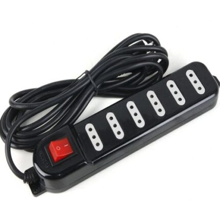 ALARGADOR ELECTRICO MACROTEL 3M 6 POSICIONES  SWITCH NEGRO