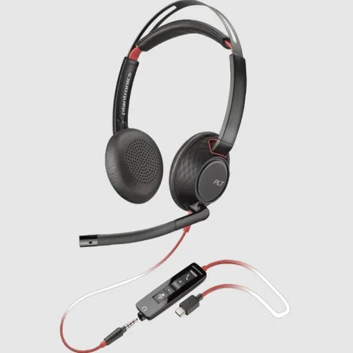 113204.jpg 8X231AA AUDIFONOS HP POLY BLACKWIRE 5220 STEREO USB-C HEADSET - Imagen 1