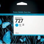 B3P19A CARTRIDGE HP 727 CYAN 130ML T1500 1530 920 930 2530