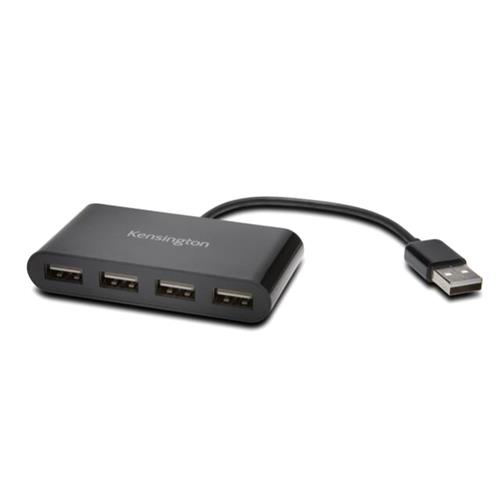 92076.jpg K39120 - Kensington hub mini 2.0 para 4 puertos USB compacto liviano - Imagen 1