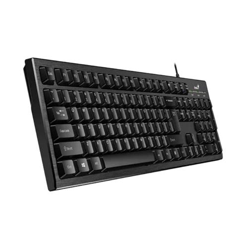 92542.jpg 31300005401 TECLADO GENIUS KB-100 USB C/CABLE ANTIDERRAME - Imagen 1