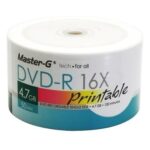 DVD-R MASTER-G 16X BULK 50UN IMPRIMIBLE 50DMR47MGKPLPR