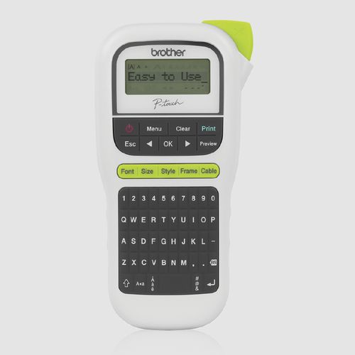 100387.jpg PTH110 - BROTHER PTOUCH DURABLE LABEL MAKER WHITE - Imagen 1