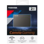 HDTX120XK3AA - Toshiba Portable Hard Drive Canvio Gaming black 2TB