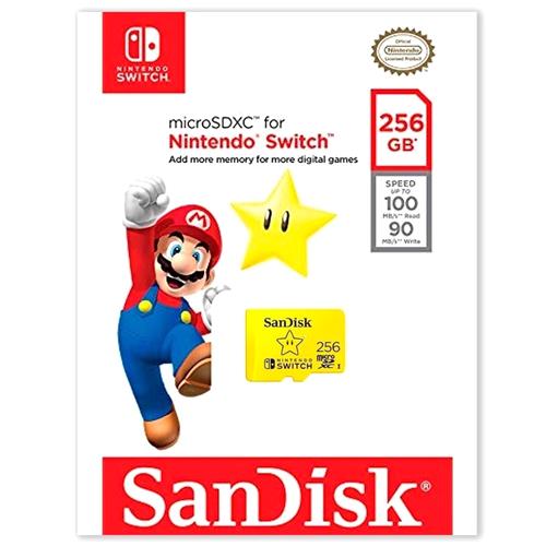 102635.jpg SDSQXAO-256G-GNCZN - SANDISK MEMORIA MICROSDXC NINTENDO SWITCH 256GB LECTURA 100 - Imagen 1