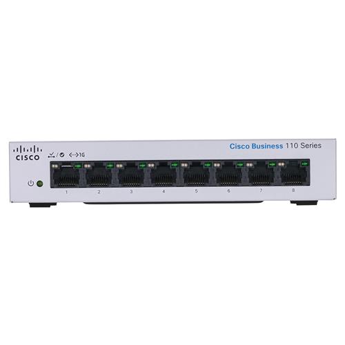 104865.jpg CBS110-8T-D-NA SWITCH CISCO UNMANAGED 8PTO GE DESKTOP EXT PS - Imagen 1