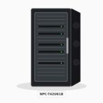 NPC-T42U61B NXT GABINETE 42U TELECOMUNICACIONES 600x1000mm 4 VENTILADORES