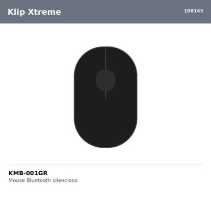 KLIP XTREME MOUSE BLUETOOTH 5.0 SILENCIOSO 3BOTONES 1600DPI