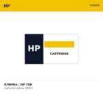 676M8A CARTRIDGE HP738 YELLOW 300ML