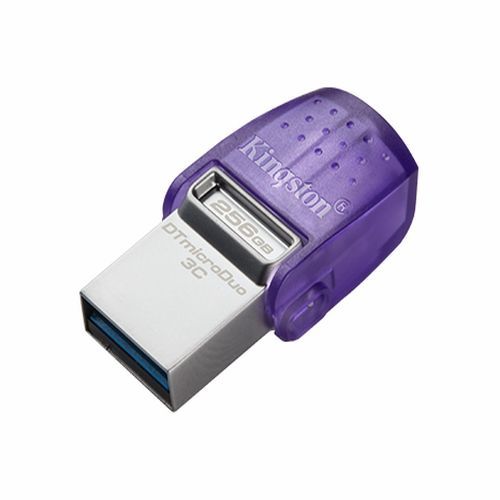 110146.jpg DTDUO3CG3/256GB KNG 256GB MICRO DUO 3C DATA USB-C Y A 200MB/S - Imagen 1