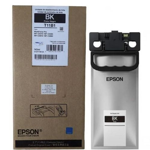 110909-1.jpeg T11B120 BOLSA TINTA EPSON T11B1 NEGRO 143 ML 10000PAG WF-C5890 C5810 C5390 C5310 - Imagen 1