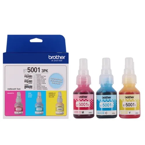 113244.jpg BT50013PKMEX KIT DE BOTELLA BROTHER PACK3 COLORES BT5001 - Imagen 1