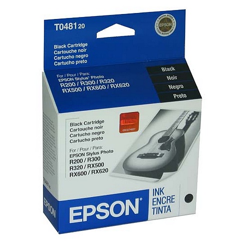 23786.jpg T048120 EPSON CARTRIDGE NEGRO/MAQ.R200/R300 - Imagen 1