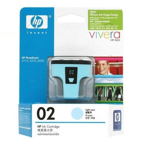 33081.jpg C8774WL CARTRIDGE HP 02 CYAN LIGHT MAQ3110/321 - Imagen 1
