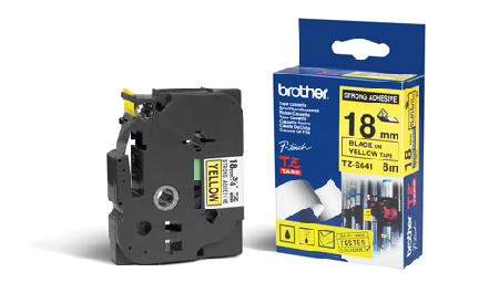 42445.jpg TZE-S641 CINTA ROTULADORA BROTHER 3/4" BLACK ON YELLOW - Imagen 1