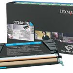 C734A1CG - TONER LEXMARK CYAN  8K C734/C736/X734/X736/X73