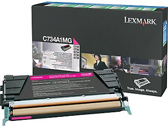 43688.jpg C734A1MG - TONER LEXMARK MAGENTA 8K C734/C736/X734/X736/X7 - Imagen 1