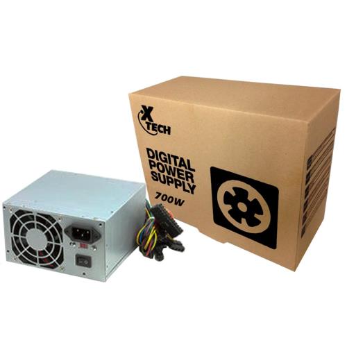 53413.jpg LLK - CS850XTK08 - GEN FUENTE DE PODER XTECH 700W (20+4 PIN) - Imagen 1