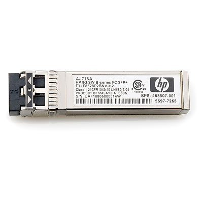 57565.jpg HP 8GB SHORT WAVE B-SERIES FC SFP+ 1 PACK - Imagen 1