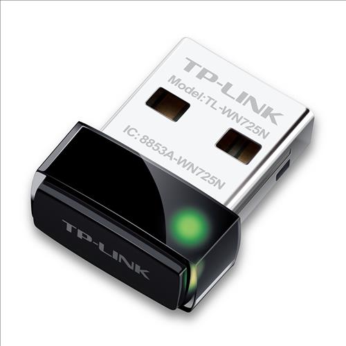 58612.jpg 0180056 - ADAPTADOR TPLINK TL-WN725N MINI USB 2.0 150MBps - Imagen 1