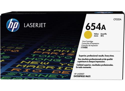 64284.jpg CF332A TONER HP 654A YELLOW M651 15000 PAG - Imagen 1