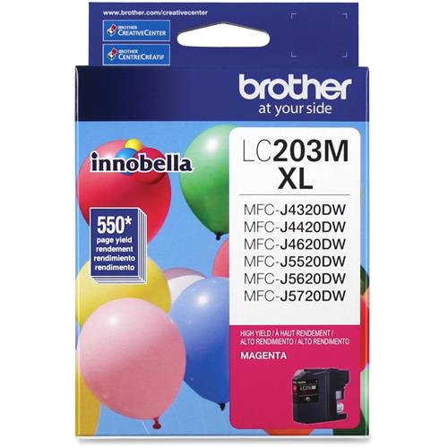 71043.jpg LC203M CARTRIDGE BROTHER MAGENTA 550PAG MFCJ4420-5620 - Imagen 1