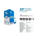 XTC-220 - XTECH UTP CBL CAT5E 1000FT GRAY XTC-220 24 AWG
