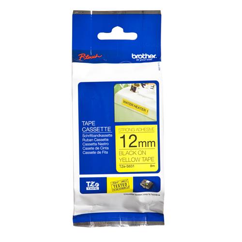 77774.jpg TZE-S631 CINTA ROTULADORA BROTHER 12MM x 8M AMARILLO - Imagen 1